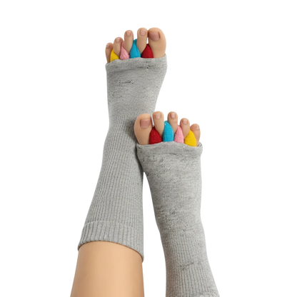 Komfortsokker med innebygd tå-separator