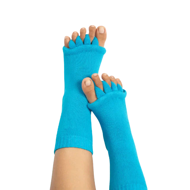 Komfortsokker med innebygd tå-separator