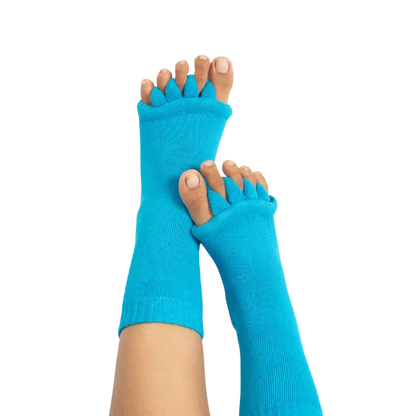 Komfortsokker med innebygd tå-separator