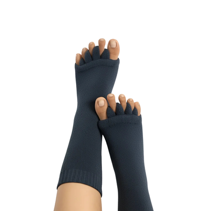 Komfortsokker med innebygd tå-separator